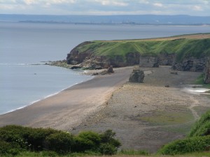 Arial view of beach banks